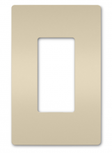 Legrand Radiant CA RWP26LACC6 - radiant? 1-Gang Screwless Wall Plate, Light Almond