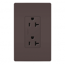 Legrand Radiant CA 885TR20S - radiant? 20A 125V Tamper-Resistant Outlet, Brown