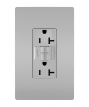 Legrand Radiant CA 2097TRGRYCCD4 - radiant? Tamper-Resistant 20A Duplex Self-Test GFCI Receptacle with SafeLock? Protection, Gray