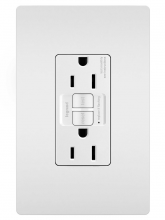 Legrand Radiant CA 1597W100 - radiant? 15A Duplex Self-Test GFCI Receptacles with SafeLock? Protection, White, 100-Pack