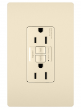 Legrand Radiant CA 1597TRLACCD4 - radiant? Tamper-Resistant 15A Duplex Self-Test GFCI Receptacles with SafeLock? Protection, Light