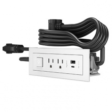 Legrand Radiant CA RDSZCWH10 - radiant? FPC, SW, USB A/C, 10FT, WH 2 TR OL, 1 SW REAR OL, 2 USB CHG