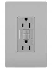 Legrand Radiant CA 1597TRWRGRYCCD4 - radiant? Tamper-Resistant Weather-Resistant 15A Duplex Self-Test GFCI Receptacles with SafeLock?