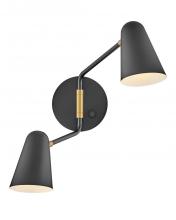 Lark Canada 83542BK - Large Two Light Sconce