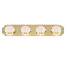 Lib & Co. CA 10135-07 - Rovigo, 4 Light LED Wall Mount, Plated Brushed Gold