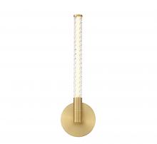 Lib & Co. CA 12078-07 - Volterra, 1 Light LED Wall Mount, Plated Brushed Gold