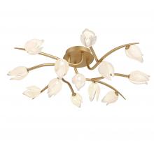 Lib & Co. CA 12085-03 - Belluno,13 Light LED Ceiling Mount, Champagne Gold