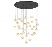 Lib & Co. CA 12123-02 - Calcolo, 31 Light LED Grand Chandelier, Matte Black