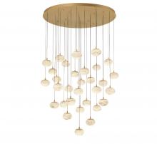 Lib & Co. CA 12123-030 - Calcolo, 31 Light LED Grand Chandelier, Painted Antique Brass