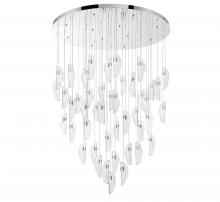 Lib & Co. CA 12219-017-01 - Sorrento, 45 Light LED Grand Chandelier, Clear, Chrome Canopy