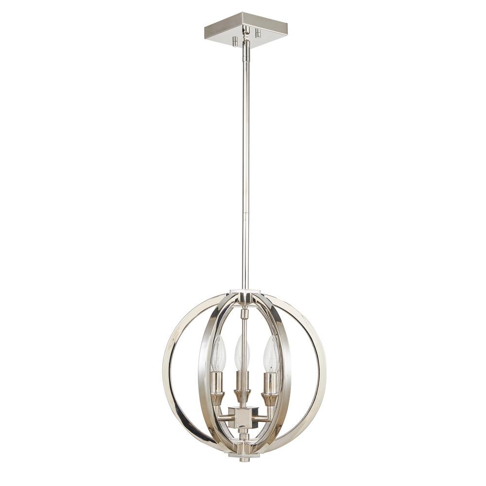 Avista Middleton 14" Chandelier Polished Nickel