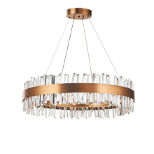 Avista Lighting Inc A7830AB - Avista Geo Chandelier 30" Antique Brass-LED