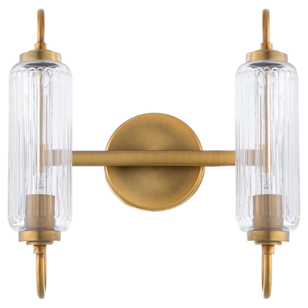 WHITMIRE 2 LIGHT VANITY - BRUSHED BRASS