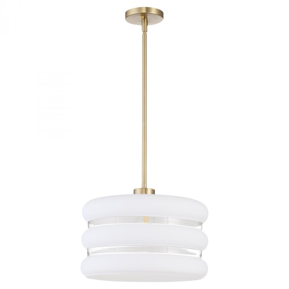Gillis 16 inches Pendant, Aged Brass
