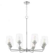 Quorum 6313-8-65 - Raymond 8 Light Chandelier, Satin Nickel