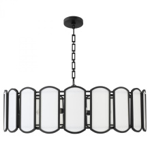 Quorum 824-8-59 - Belleview 8 Light Pendant |Matte Black