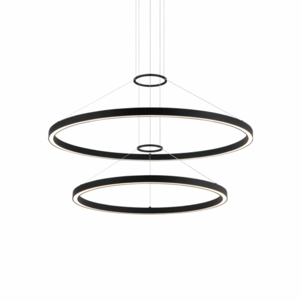 O'Hara Matte Black Chandelier