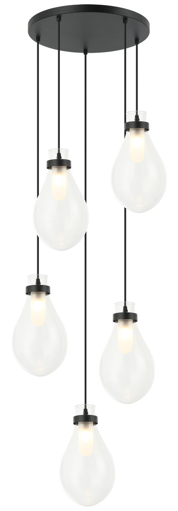 Seranna Matte Black Pendant