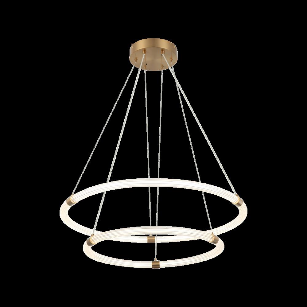 Inkara Aged Gold Brass Pendant