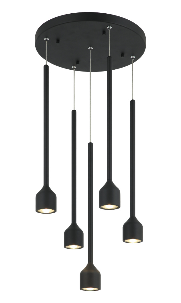 Lumenagio Matte Black Pendant