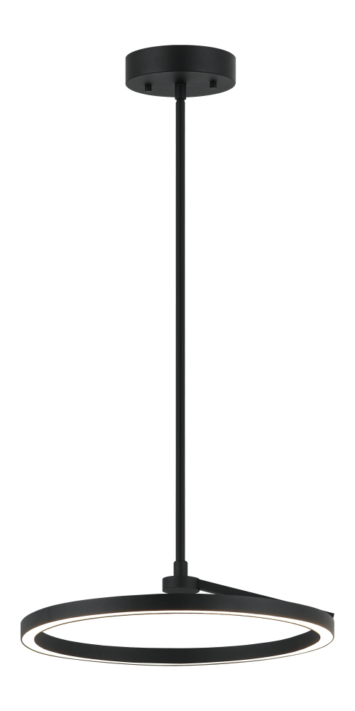 The Trundle Matte Black Pendant