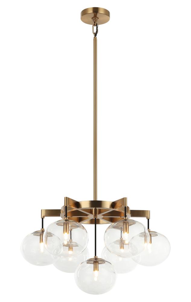 Bulbus Aged Gold Brass Pendant