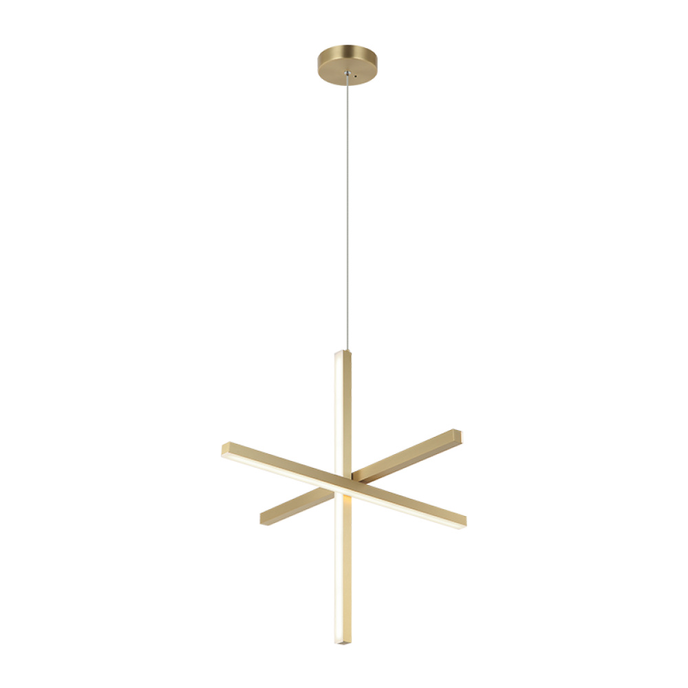 Crosley Brushed Gold Pendant