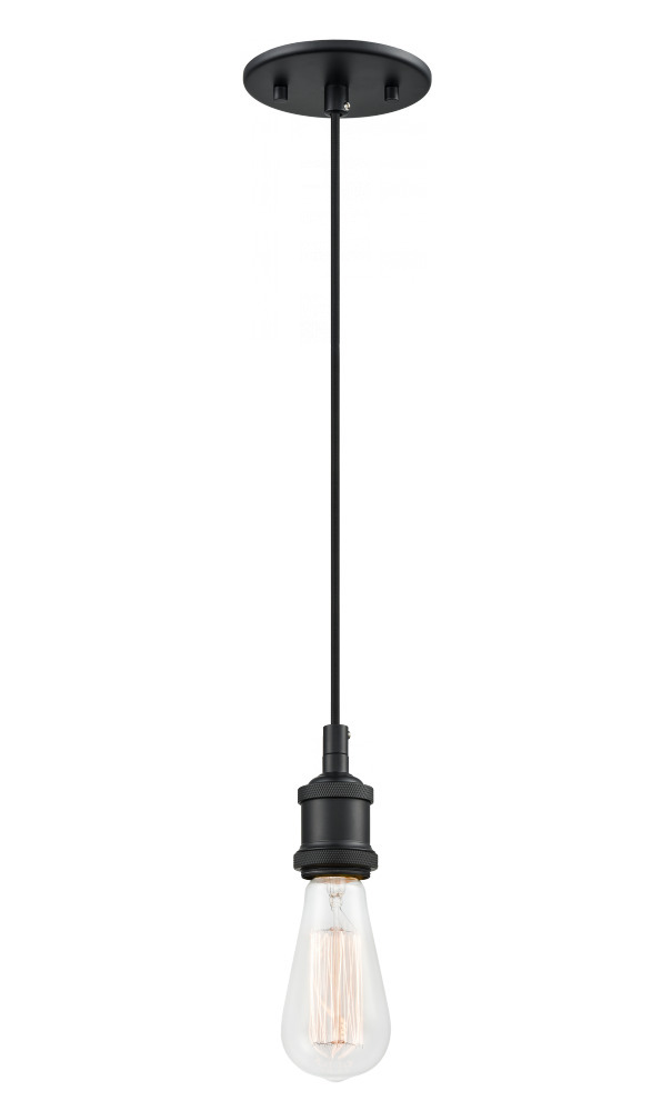 Bulstrode's Workshop Black Pendant