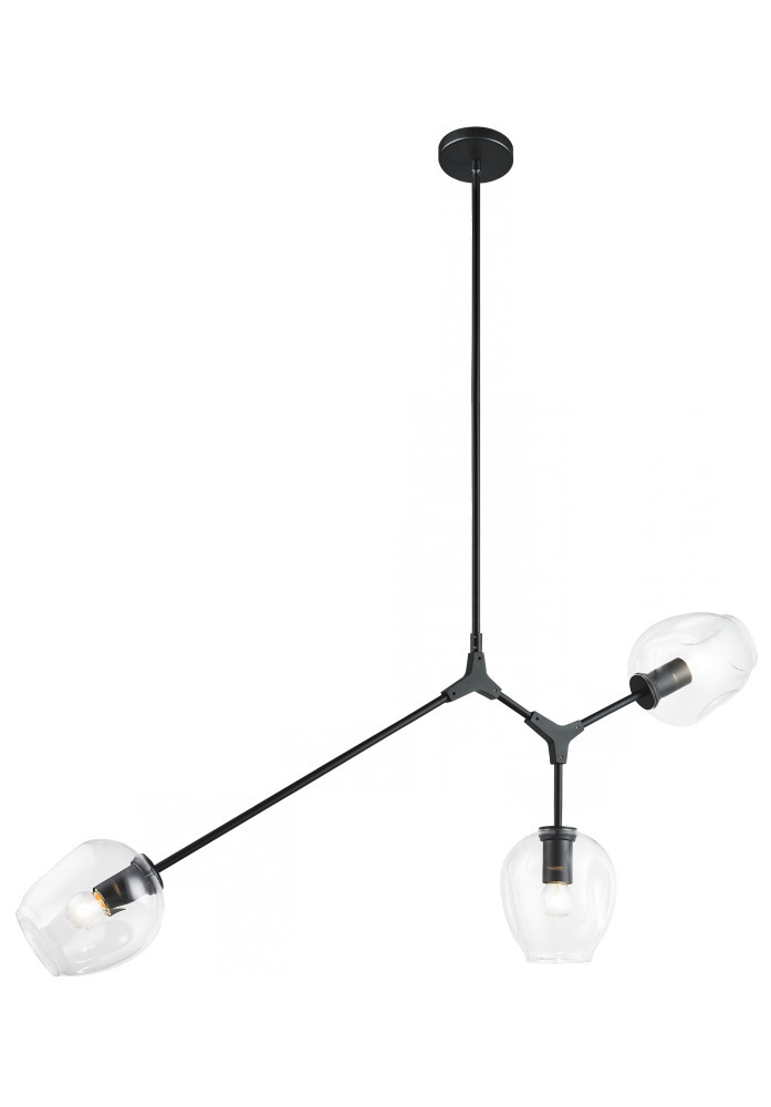 Cherry Blossoms Black Chandelier