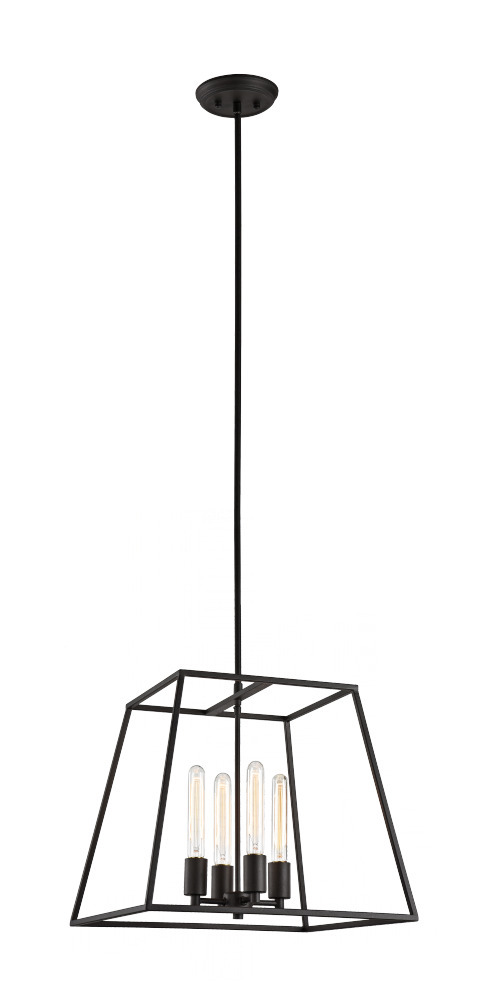 Candor Rusty Black Chandelier