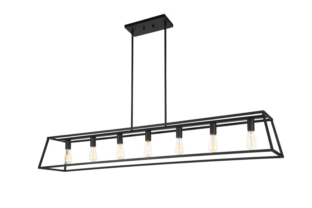 Candor Rusty Black Chandelier