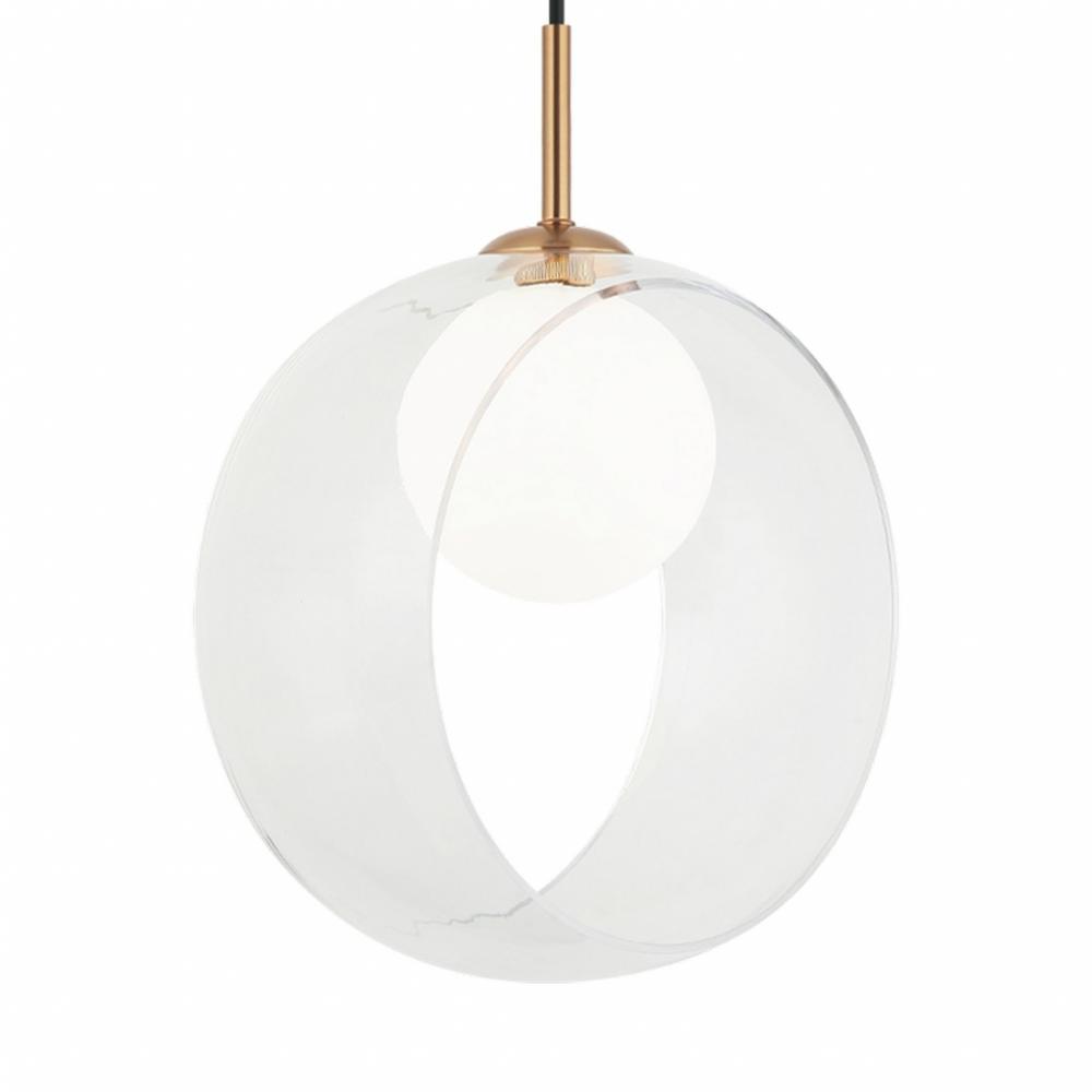 Delcia Aged Gold Brass Pendant