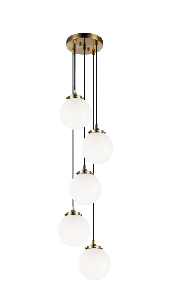 The Bougie Aged Gold Brass Pendant