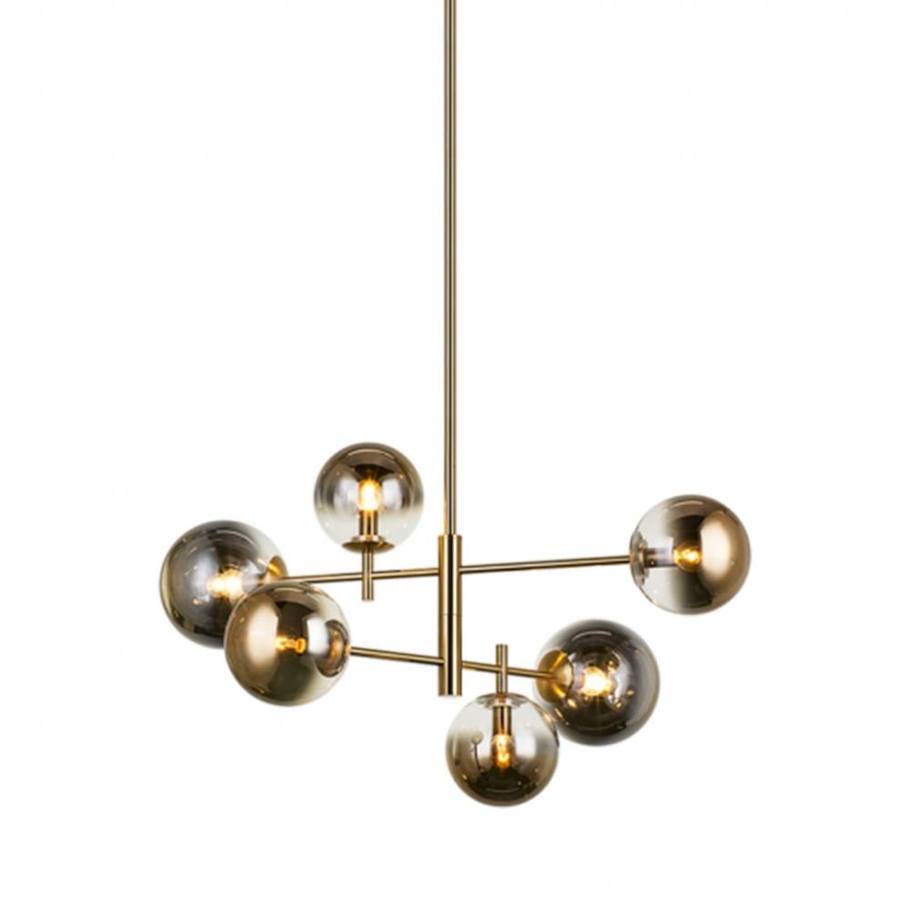 Averley Aged Gold Brass Chandelier