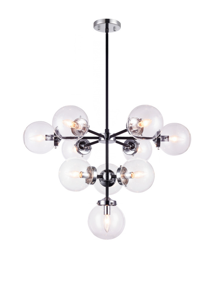 Maru Chrome Chandelier