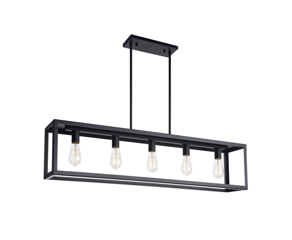 Flare Black Chandelier