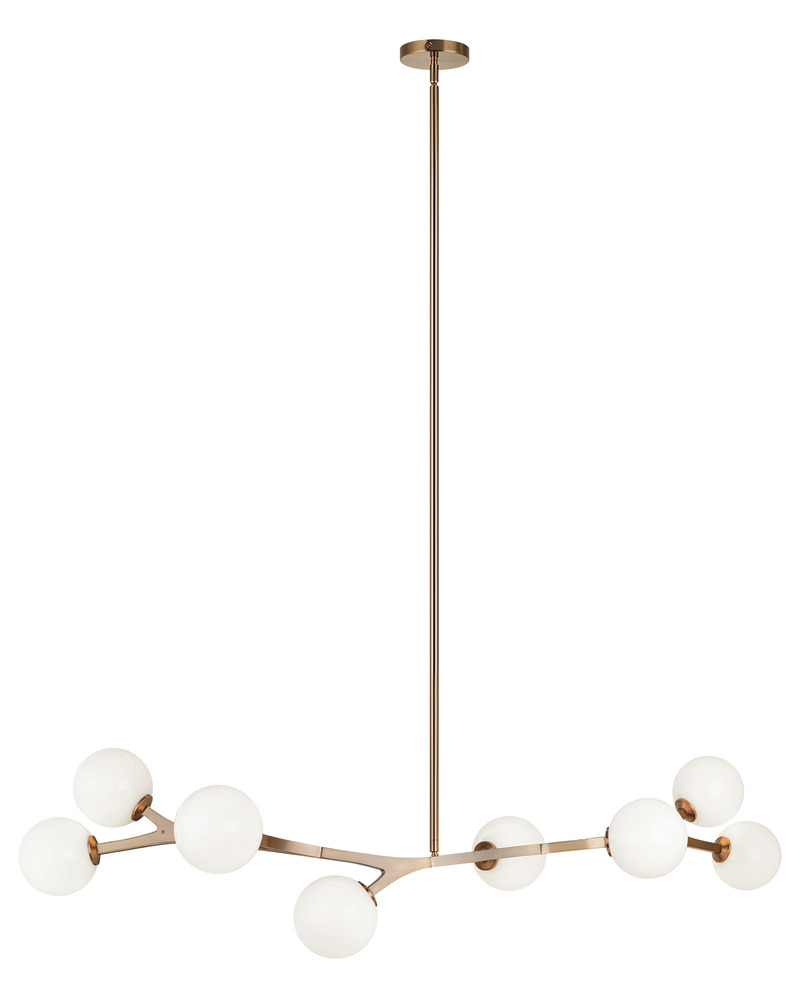 Rami Aged Gold Brass Chandelier