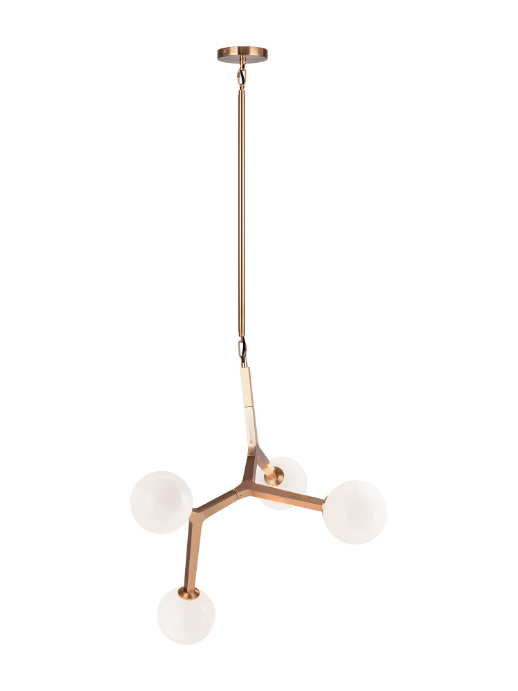 Rami Aged Gold Brass Pendant