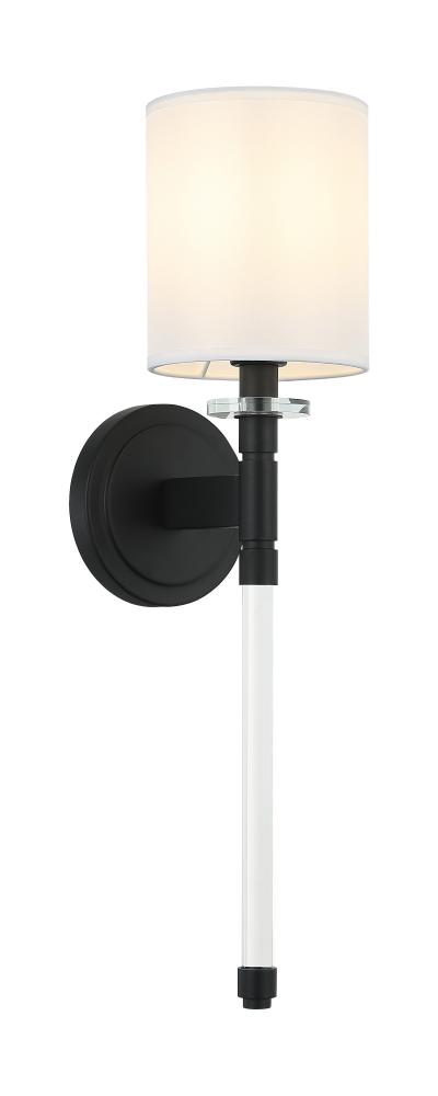 Fairburn Matte Black Wall Sconce