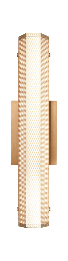 Pelermos Aged Gold Brass Wall Sconce