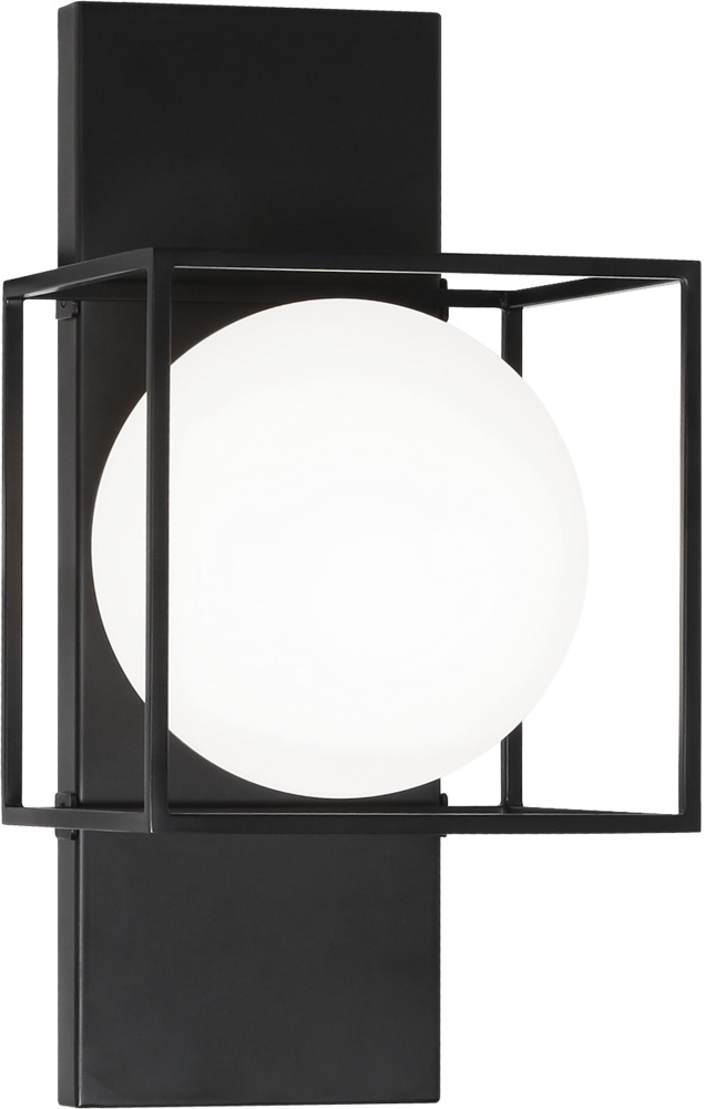 Squircle Black Wall Sconce
