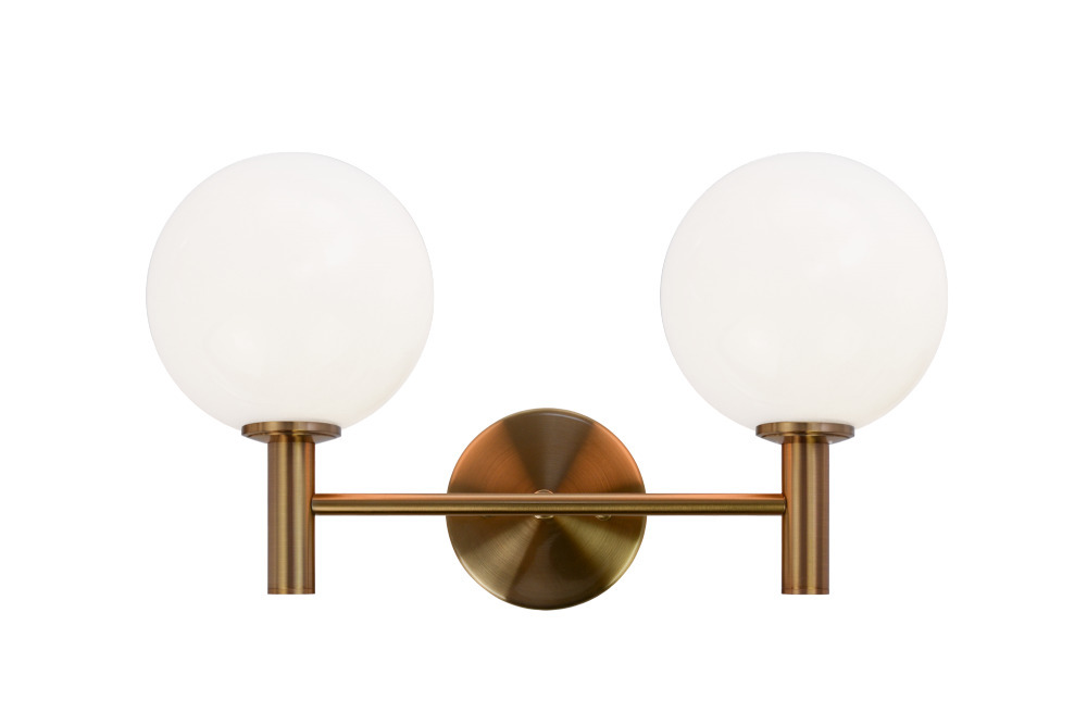 Cosmo Aged Gold Brass Wall Sconce