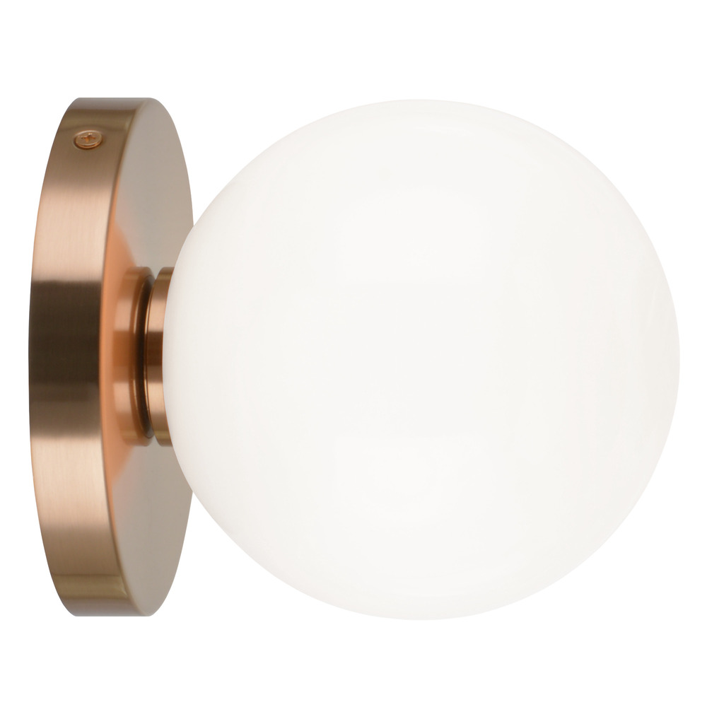 Cosmo Aged Gold Brass Wall Sconce / Ceiling Mount