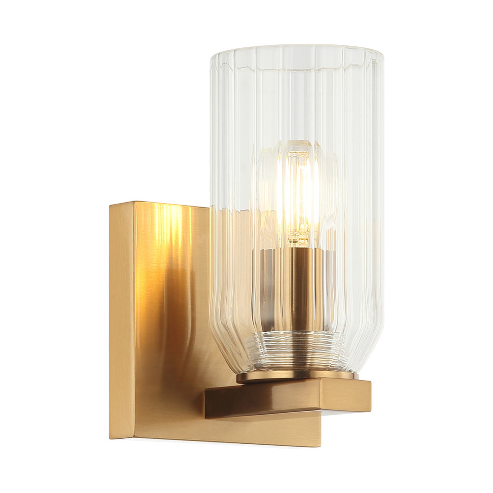 Westlock Aged Gold Brass Wall Sconce