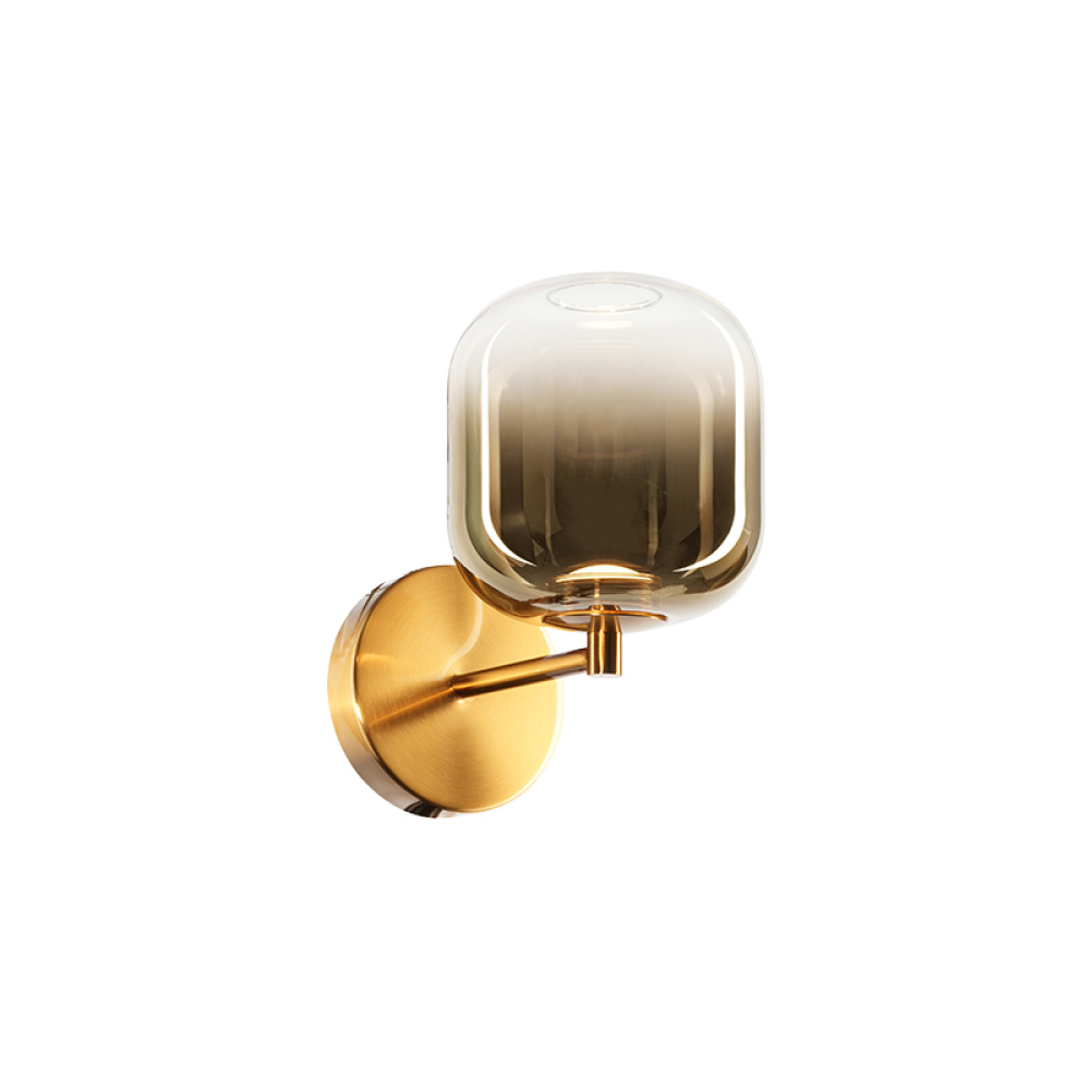 Refrax Aged Gold Brass Wall Sconce