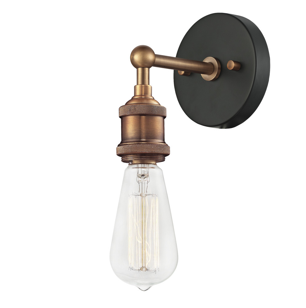 Bulstrode's Workshop Aged Gold Brass Wall Sconce