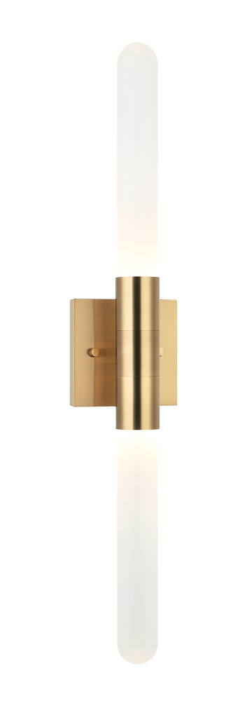 Aydin Aged Gold Brass Wall Sconce