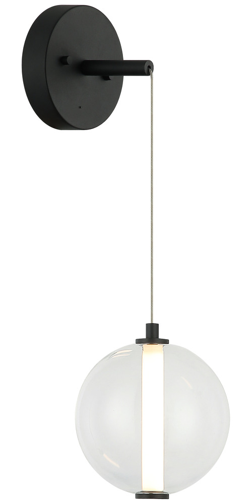 Belange Matte Black Wall Sconce