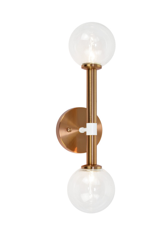 Stellar Aged Gold Brass Wall Sconce
