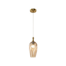 Matteo Lighting C30901AGAM - Eesha Aged Gold Brass Pendant